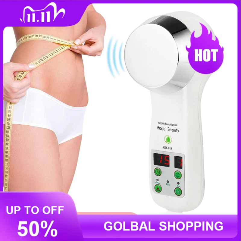 Goede 1 Mhz Gezicht Lifting Lipo Cavitatie Machine Ultrasone Afslanken Massager Slim Patch Lichaamsvet Brander Facial Skin Beauty Machine