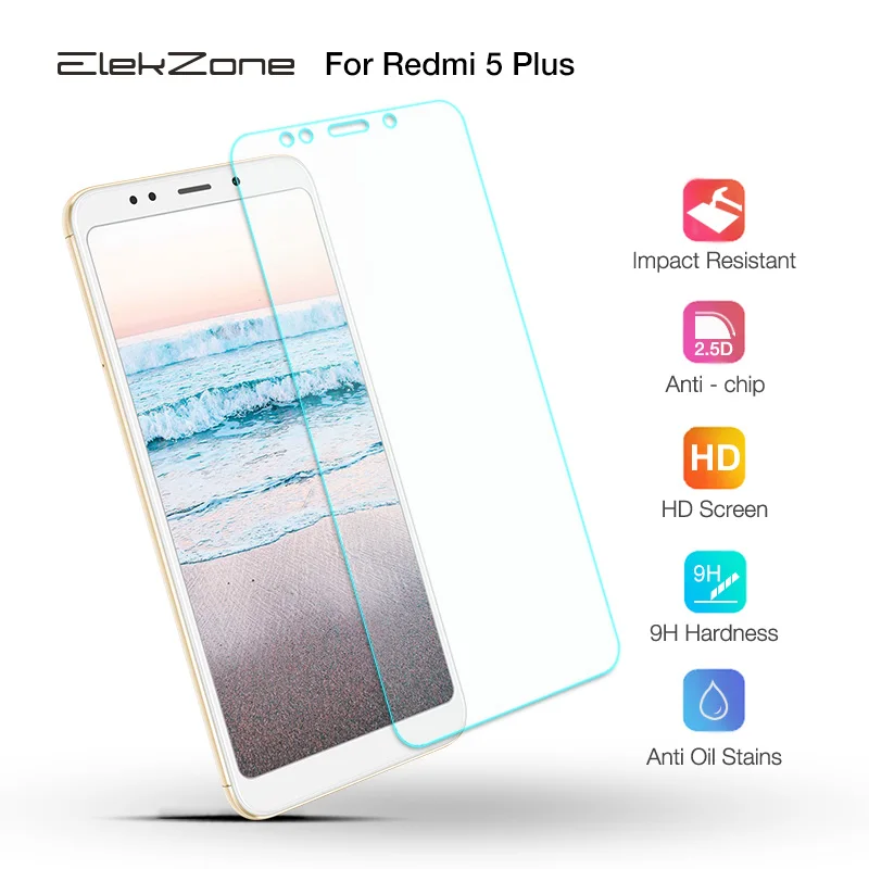 Защитная пленка для xiaomi redmi 5 PLUS закаленное стекло стеклянная экрана на Xiomi +