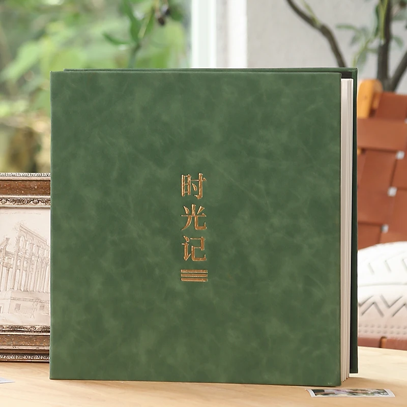 

DIY Handmade Photo Album Self Adhesive Baby Scrapbook Anniversary Gift Photo Album Large Capacity Porta Foto Home Decor DI50XC