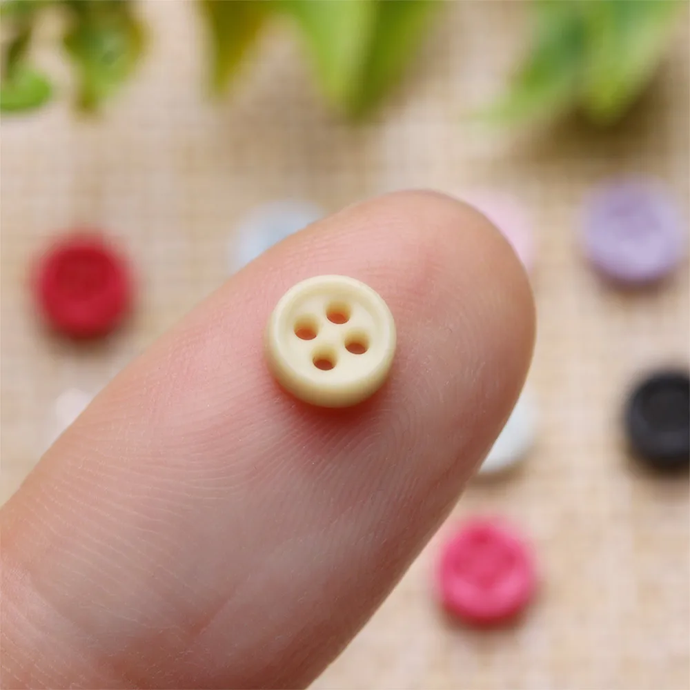 50 шт./упак. 6 мм мини кнопки ручной работы для куклы сделай сам кукла одежда