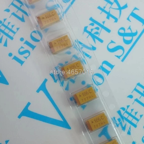 

FREE SHIPPING 100pcs 1206 47UF 476A 10V A-type 20% SMD tantalum capacitors