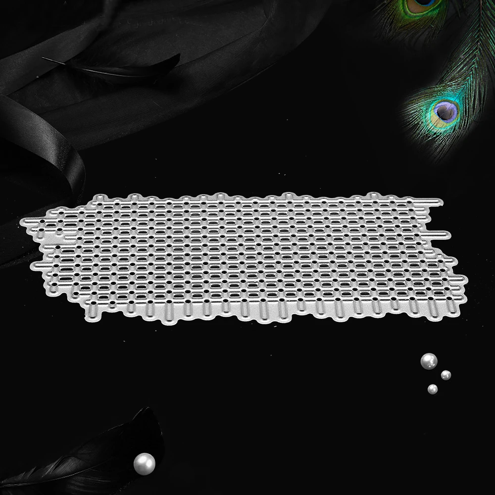 Сетчатый фон для скрапбукинга металлические режущие штампы DIY альбом тиснение