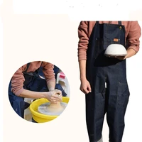 pottery tool ceramic art draw painting spray glaze billet split leg apron portable pocket design special aprons for clay diy