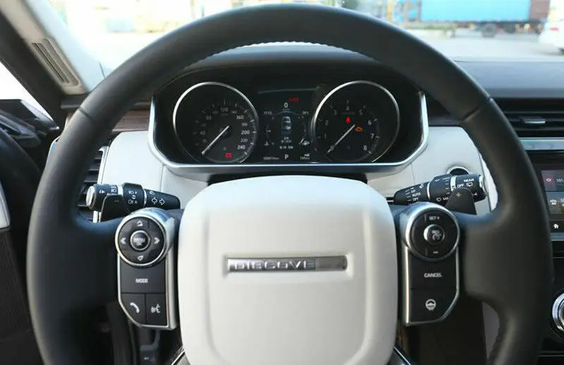 

1X Car Accessories Chrome Dashboard U Shape Frame Trim for Land Rover Discovery 5