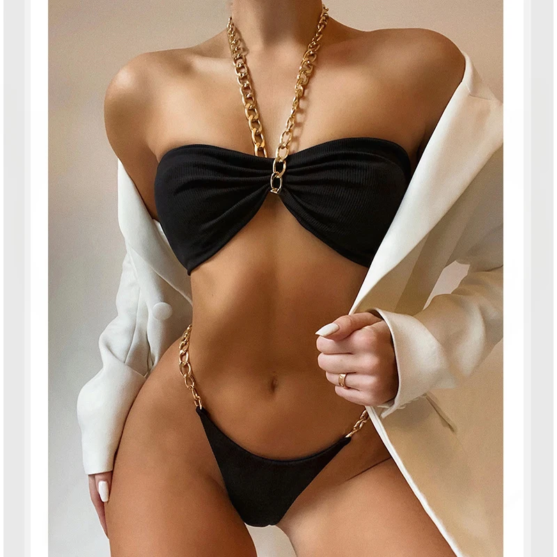 Женский купальный костюм пикантная одежда для плавания бикини женщин | Женская