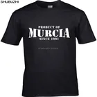 Мужская футболка с надписью Murcia, футболка в Испании с изображением дня рождения, бесплатная доставка, модная классическая Уникальная футболка, sbz6139