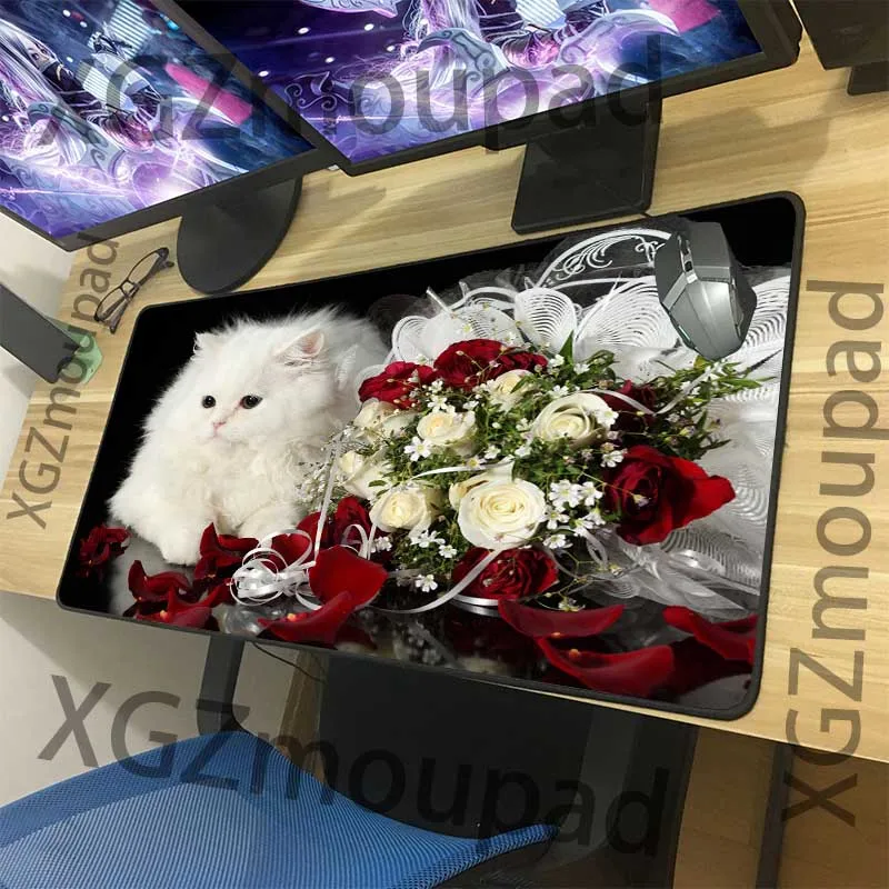 XGZ заказной большой игровой коврик для мыши Черный замок край животное