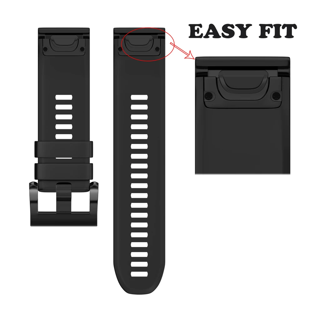 Quick Release Watch Band For Garmin fenix 5X Watchband Silicon 22mm Wrist Bracelet Strap forerunner935 Belt Approach S60 | Электроника