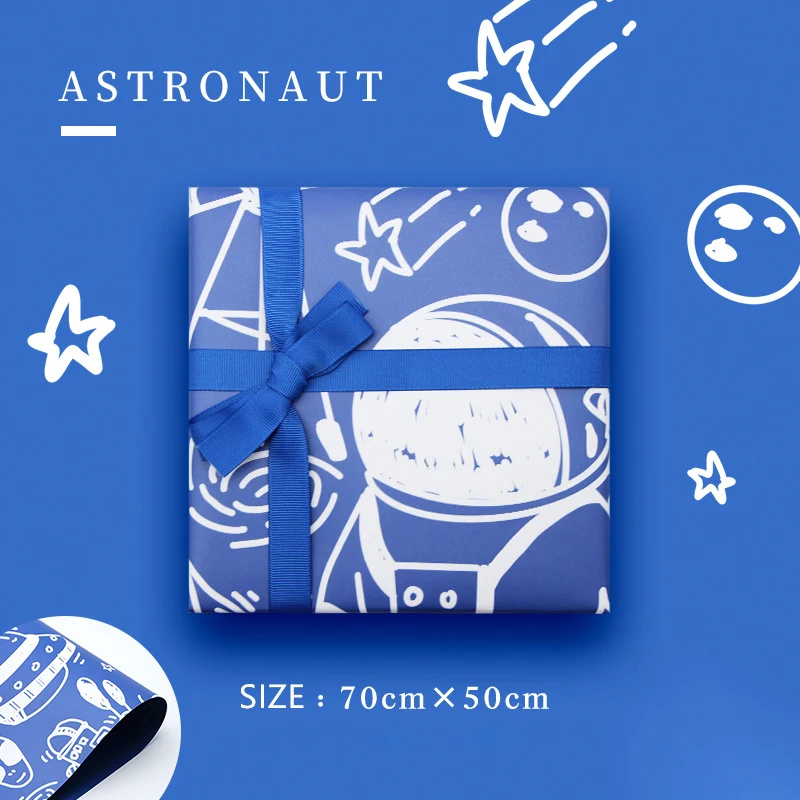 2 шт. оберточная бумага 2020 оригинальный дизайн галактика Пиратская космическая