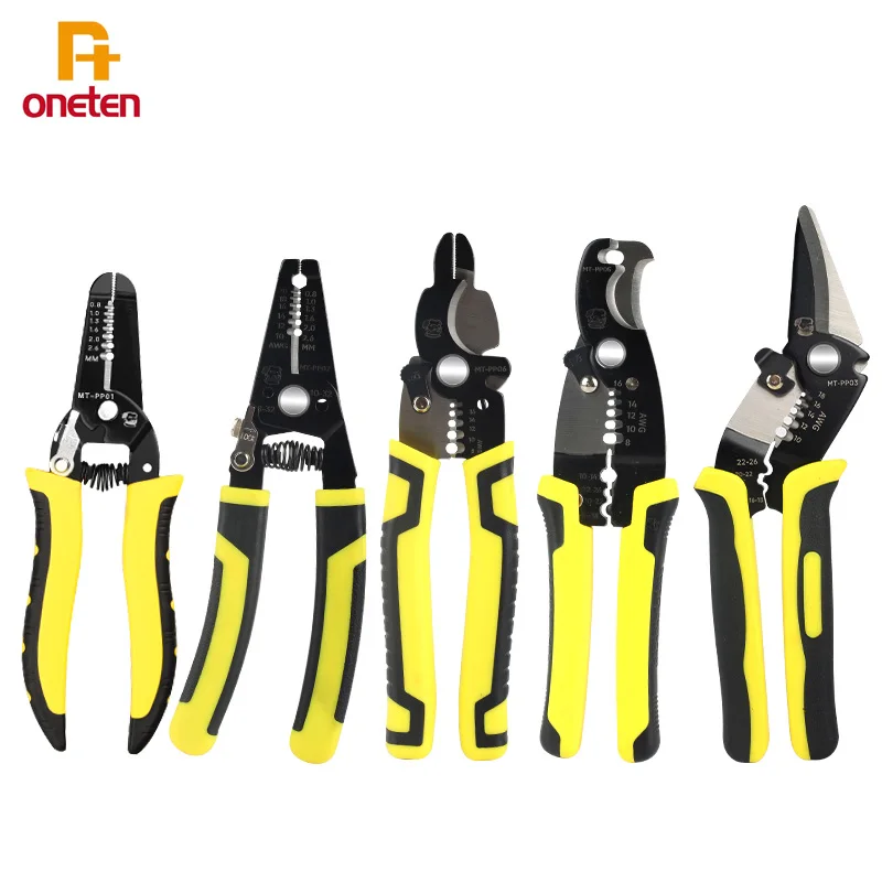 

Многофункциональные плоскогубцы для зачистки проводов серии MECHANIC MT-PP, инструмент для зачистки проводов электриком