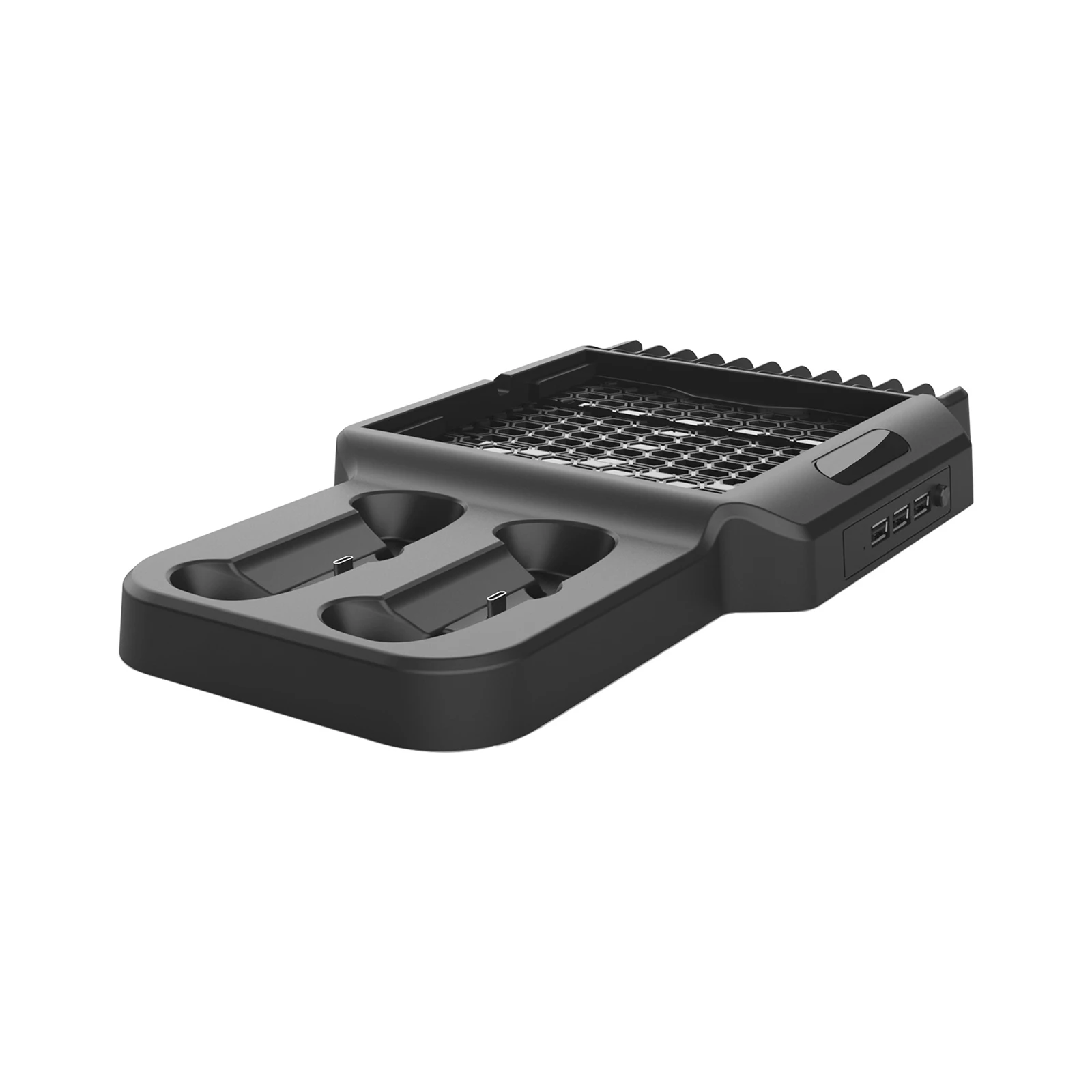 

3-in-1 Charging Cooling Stand with 11 Game Disc Slot Compatible with XBOX Series X/S Controller Console Storage Rack
