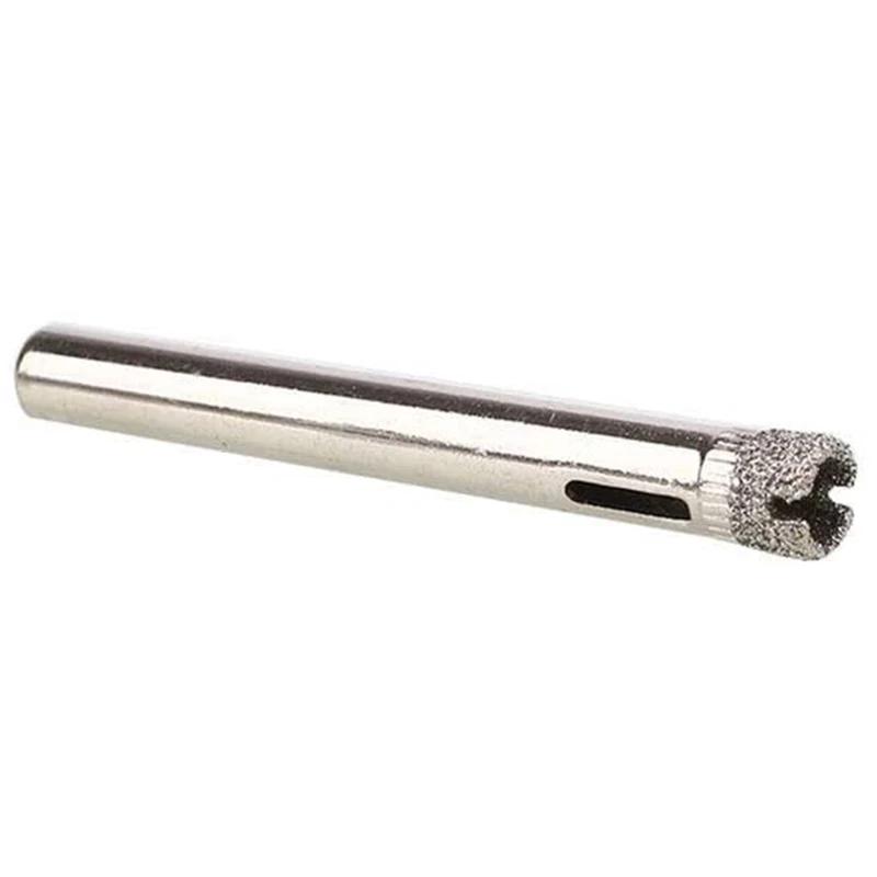 

50Pcs Diamond Coated Drill Bit Set 6mm Diamond Tipped Hole Saw for Tile, Glass, Ceramics, Porcelain, Marble