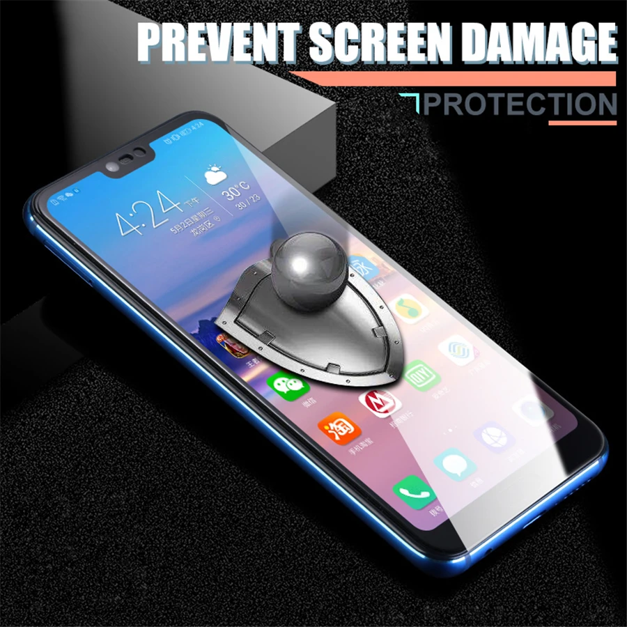 

3D Tempered Glass on the For Huawei honor view 20 10 V20 V10 Screen Protector for honor 10 9 8 Lite V9 V8 Full Cover Glass Film