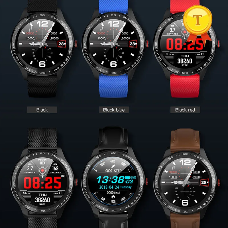 Бестселлер кожаные Смарт-часы ЭКГ + ФПГ пульсометр Монитор артериального