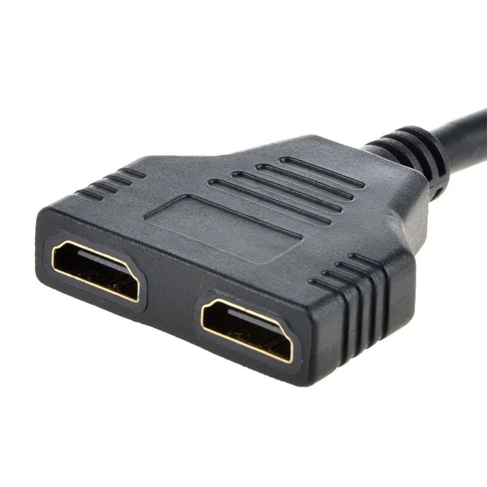 HDMI 1 на 2 разделенный двойной сигнальный адаптер преобразователь кабеля для видео