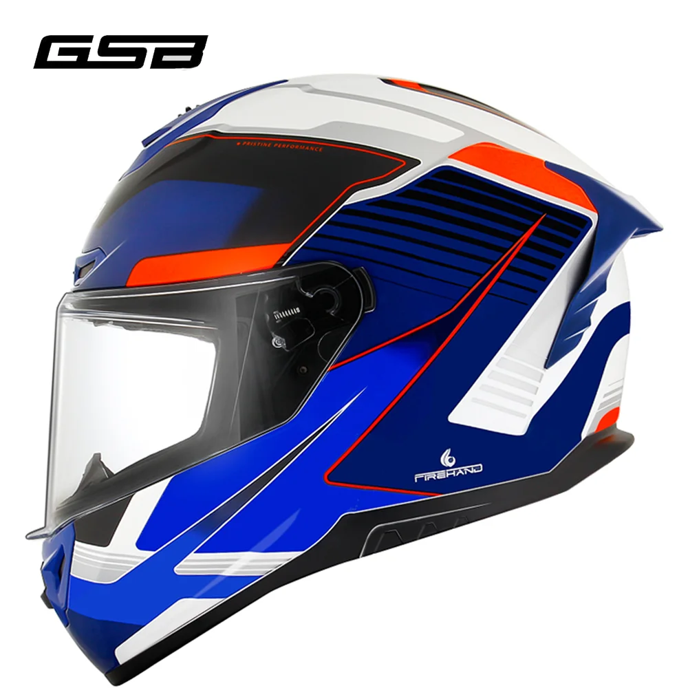 

Мотоциклетный шлем GSB, Зимний шлем на все лицо, из АБС-пластика, для езды на мотоцикле