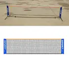 Сетка для бадминтона, нейлоновая Спортивная утолщенная Складная сетка для бадминтона, легкая в установке, с рейками для активного отдыха