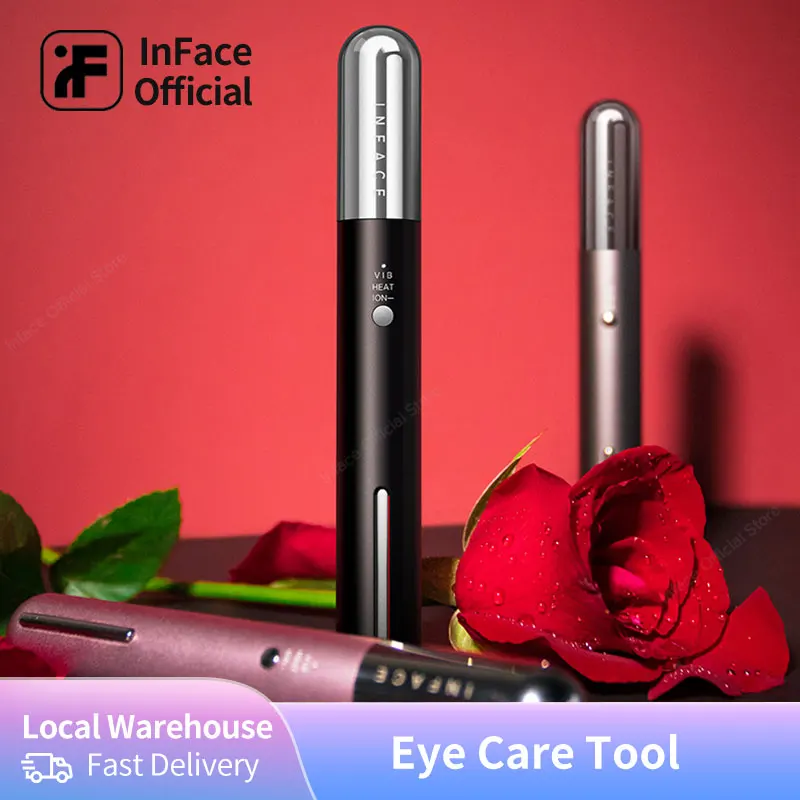 InFace массажер для глаз электрическая вибрация против старения темные круги уход
