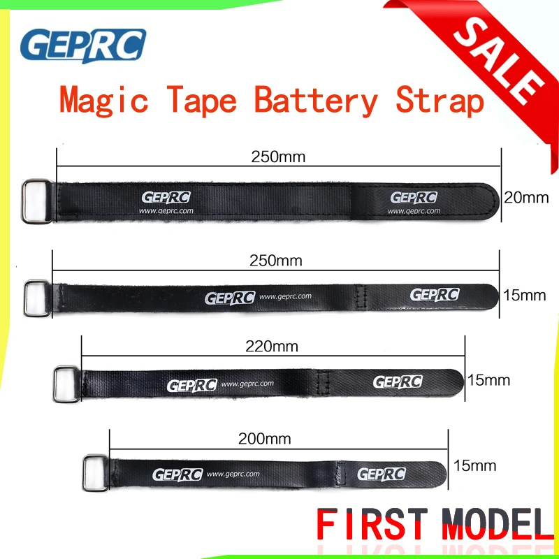 GEPRC Super Magic Tape Tie Battery Strap Ribbon Belt Wear-resistant Cable Holder for DIY RC Drone FPV Quadcopter Acces