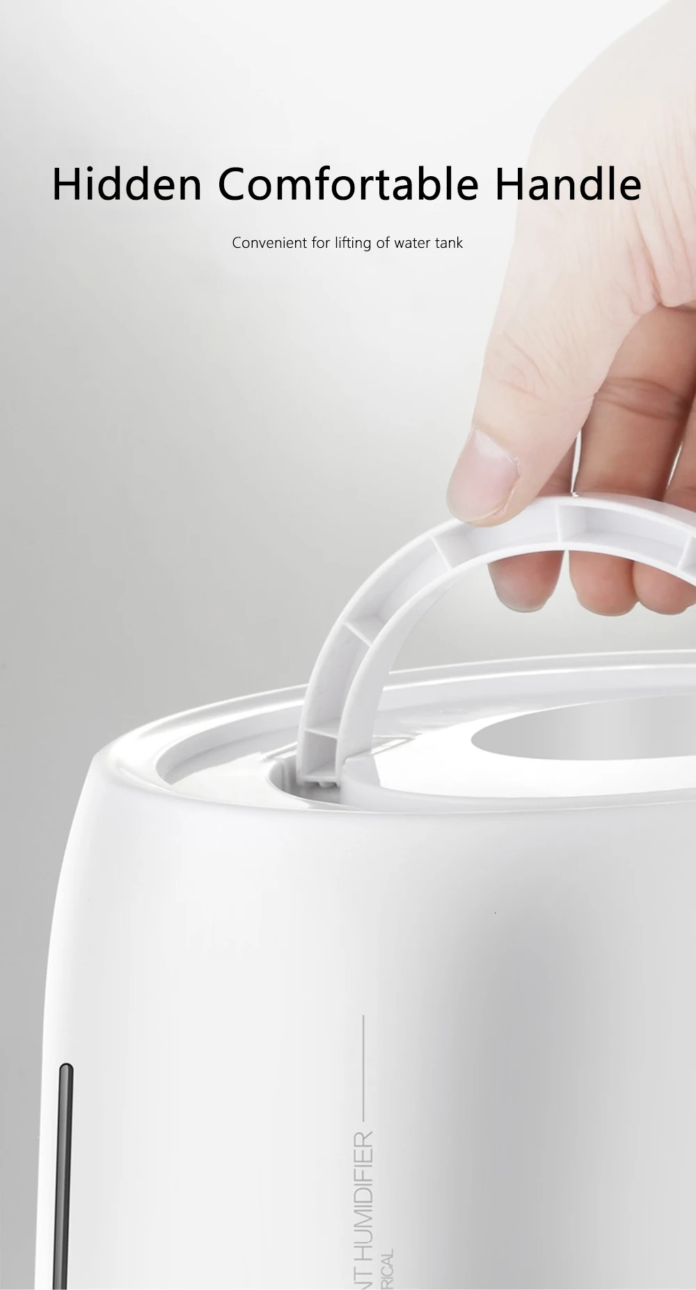 Xiaomi Deerma 5l увлажнитель воздуха очиститель воздуха туман производитель бытовой синхронизации с интеллектуальным сенсорным экраном Регулируемое количество тумана