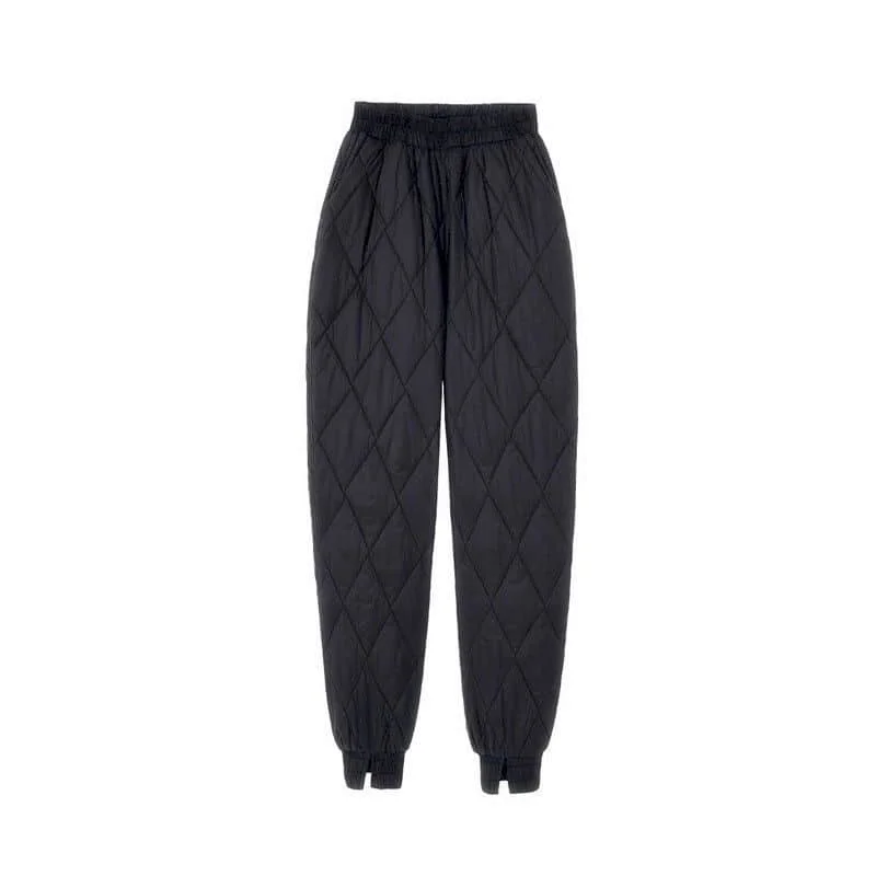 

New Winter Loose Thick Pants Women Ankle Length Pencile Pants Cansual Trousers Female High Street Clothing