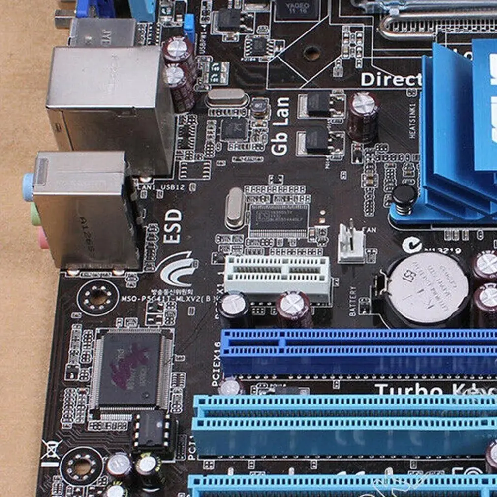 Для ASUS P5G41T-M LX V2 материнская плата DDR3 8 Гб G41 X16 компьютер настольных PCI-E VGA p5G41T бу |