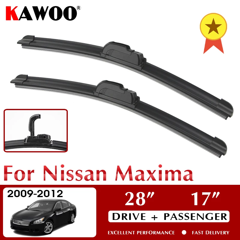 

Щетки стеклоочистителя для лобового стекла Nissan Maxima 2009-2012, 28 дюймов + 17 дюймов