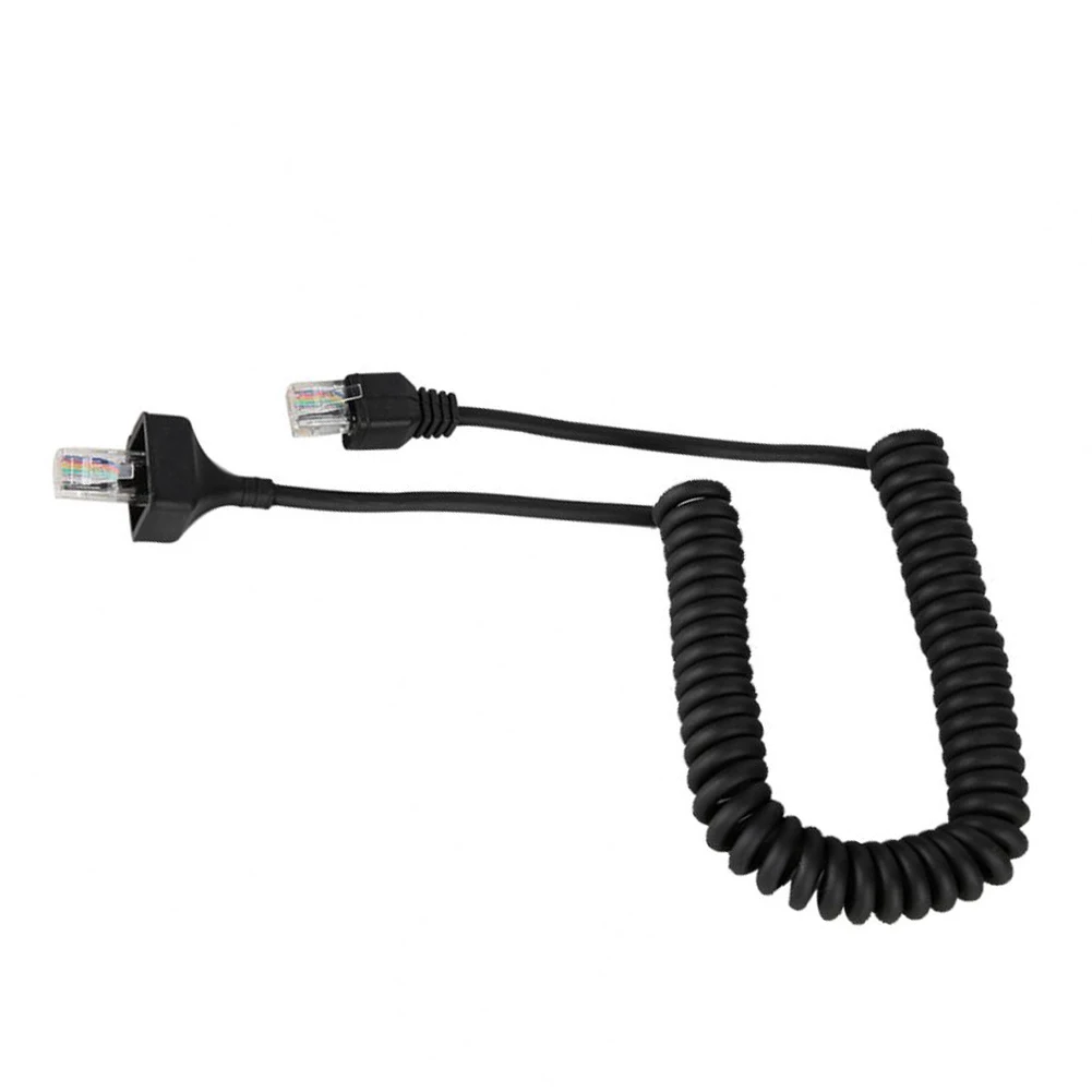 8-контактный провод линия аксессуаров микрофонный кабель черный Динамик Замена