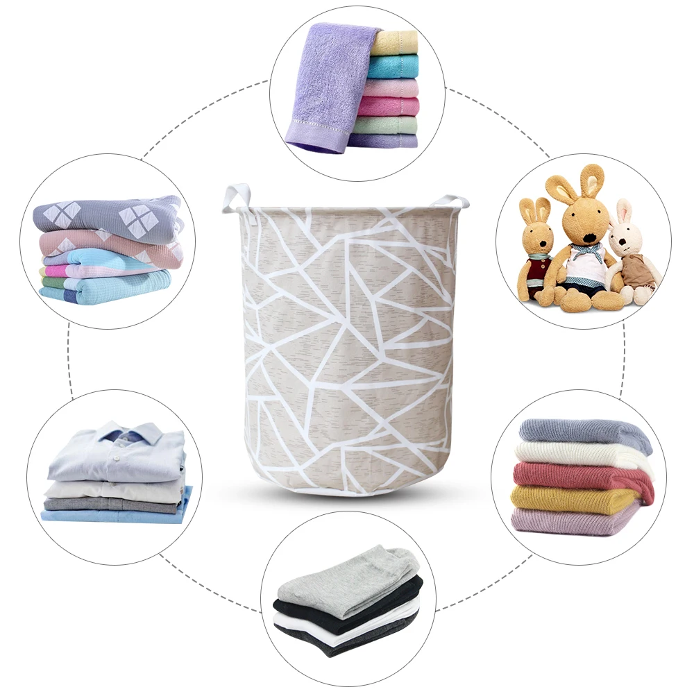 1 шт. 40х50 см грязная одежда всякое ведро для хранения игрушек холст ткань