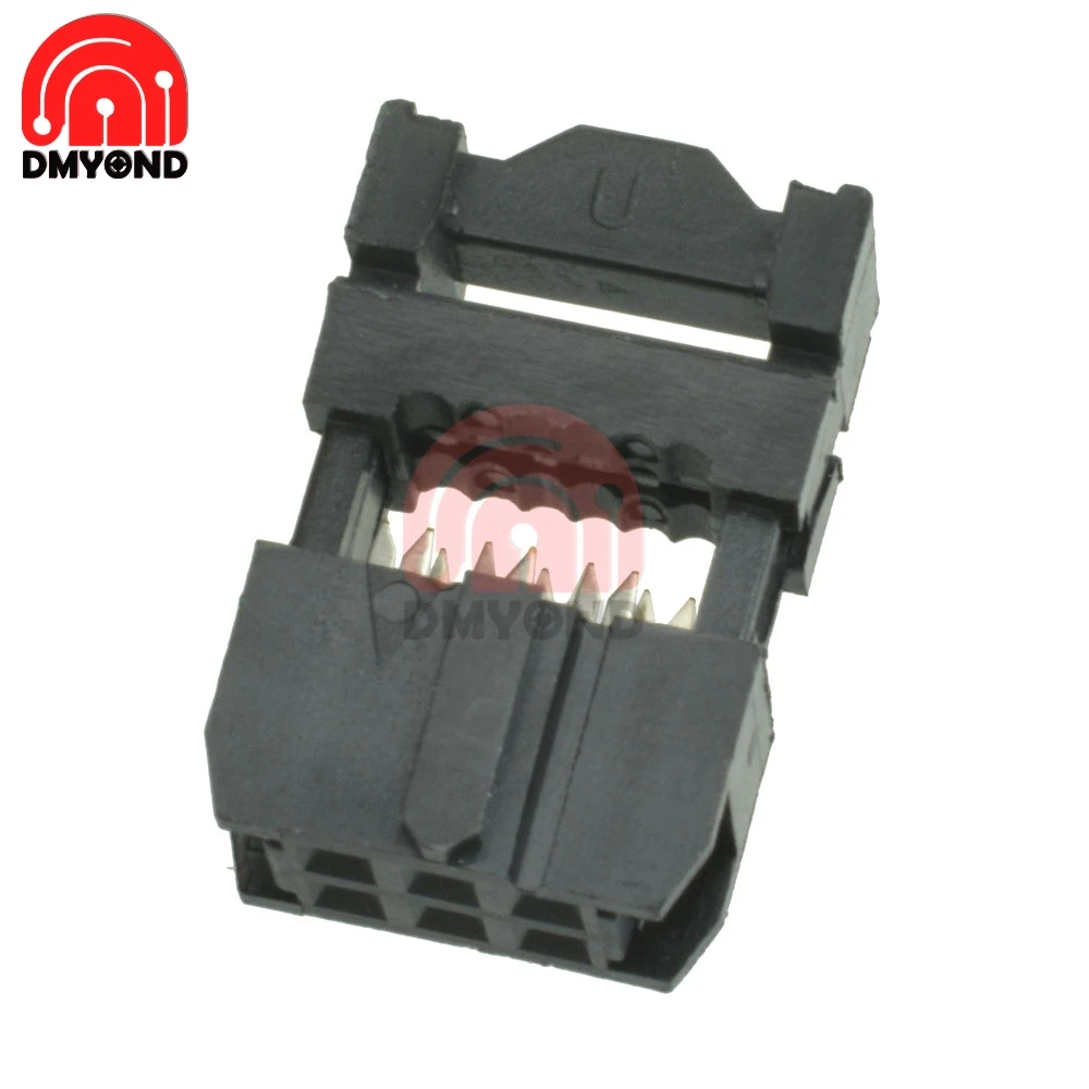 50 шт. двухрядные штекеры для кабеля 2 54 дюйма|Соединители| |