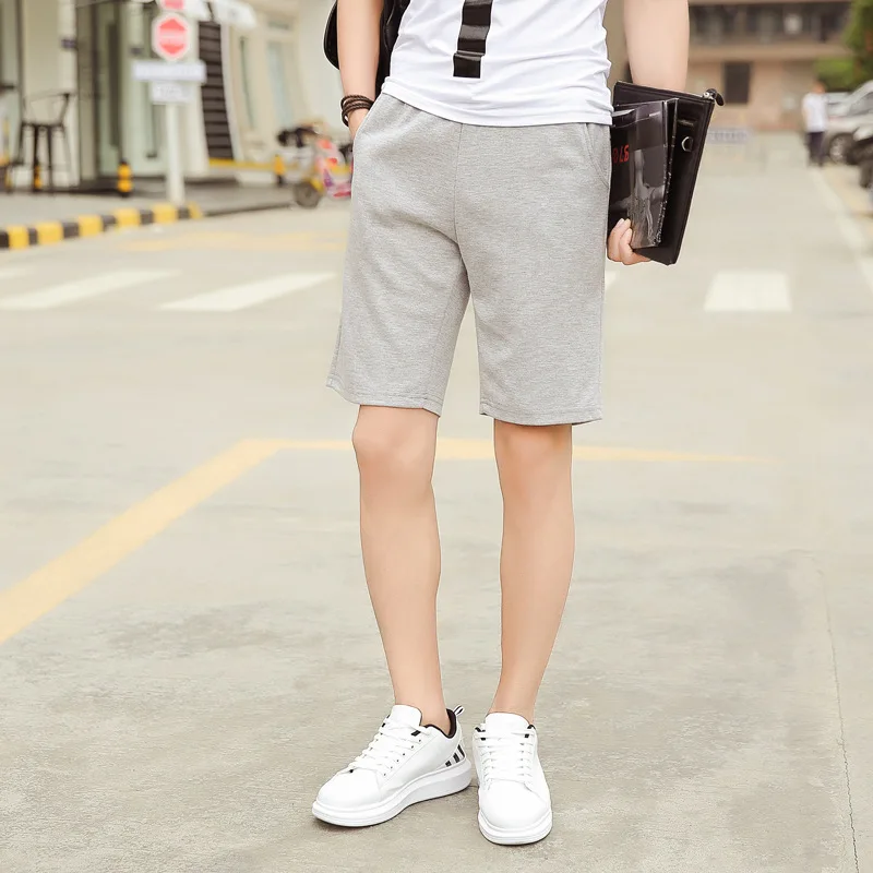 

A483 Large size shorts men shorts for men summer color code Male Fitness Men's casual fifth loose summer
