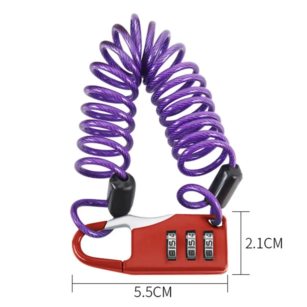 Шлем Замок мотоциклетный шлем комбинированный замок кабель безопасности