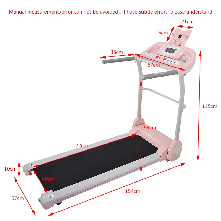 4009 складной Установка Бесплатная беговая дорожка с поручнем дома Фитнес беговой