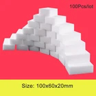 100 шт.лот меламиновая губка, волшебная губка, ластик, меламиновые губки, очищающая губка, аксессуары для ванной и кухни