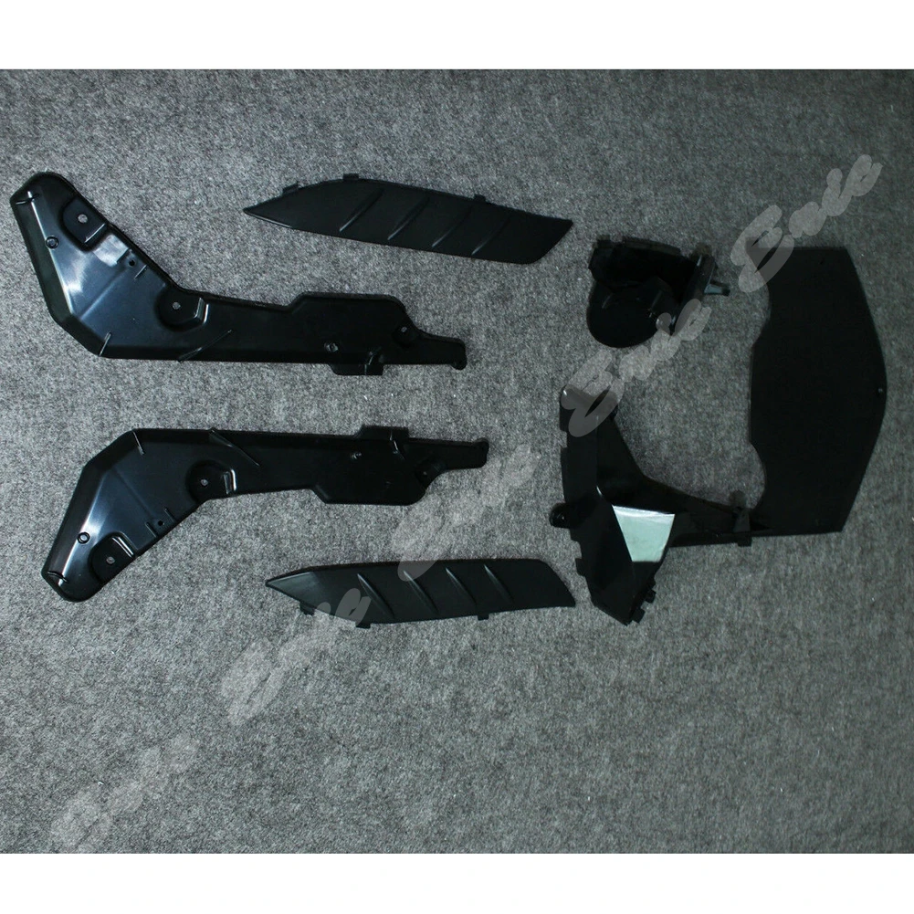 Внутренние крышки Raw черный комплект обтекателей маленький Picese подходит для Kawasaki