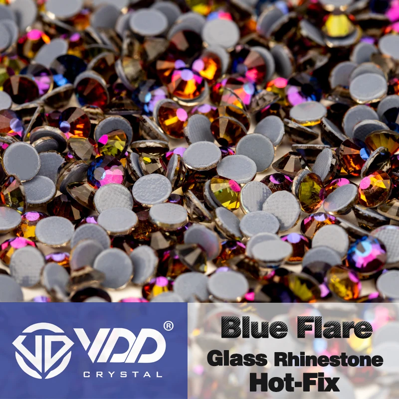 VDD высокое качество SS6-SS30 стекло Кристалл Стразы горячей фиксации Блеск Утюг на