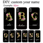 Для Blackview A100 A90 A80 Pro A80s A70 A60 BV9600 Pro мягкие ТПУ самодельные Чехлы для телефона с цветочным принтом и именем под заказ