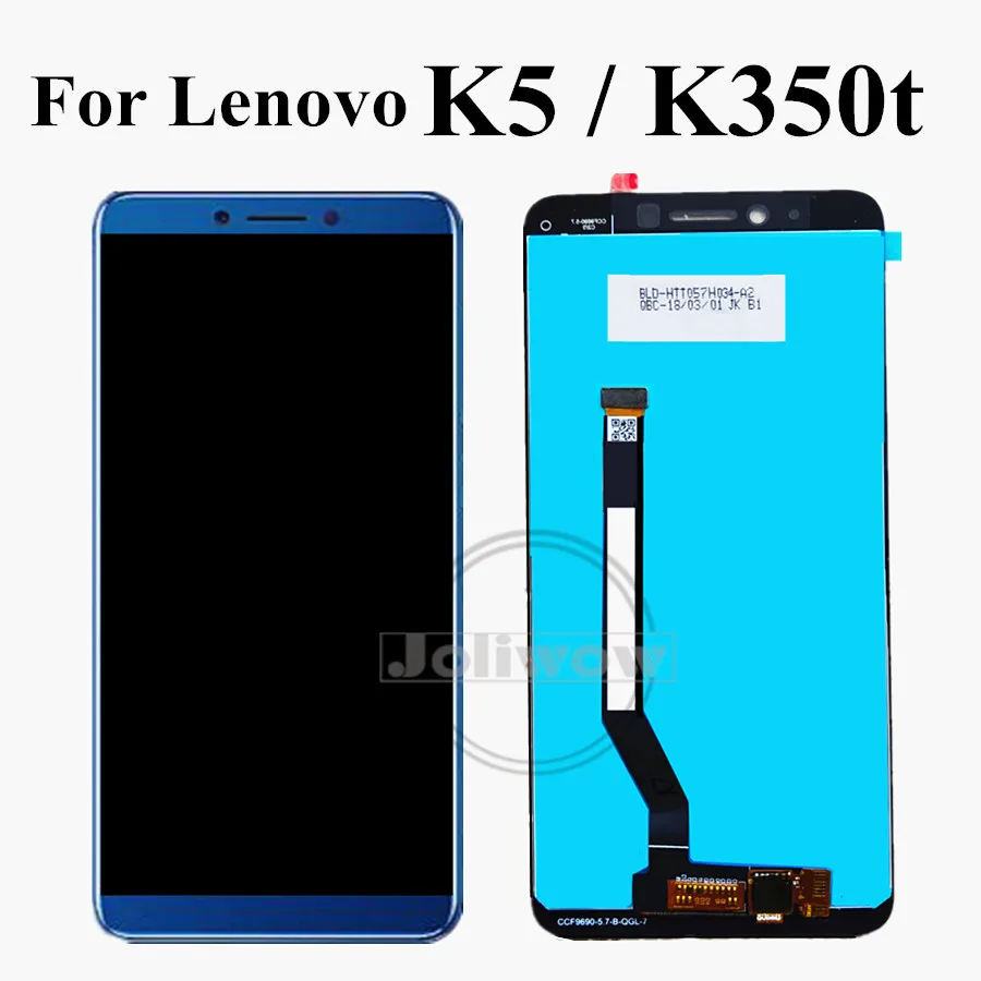 ЖК дисплей 5 7 дюйма протестированный для Lenovo K5 K350T сменный дигитайзер сенсорной