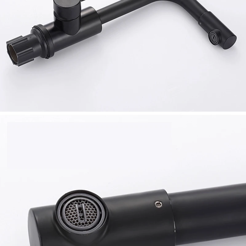 Черный спрей рисунок аэратор 360 Вращающийся смеситель для ванной комнаты