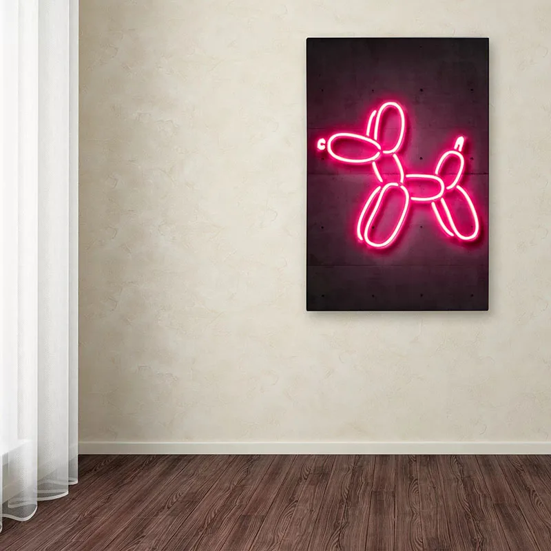 Воздушный шар искусство стен в виде животных холст улица граффити настенные