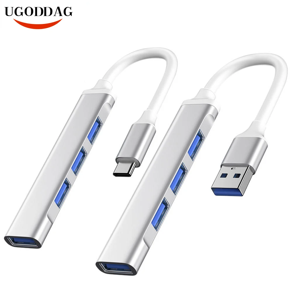 

Новый Разветвитель USB Type-C 3,1, 4 порта, OTG, USB 3,0