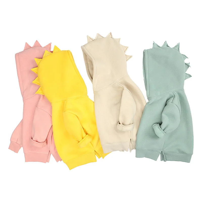 

Children's Clothes Sweatshirt Dinosaur Hooded Sweater Cute Baby Girl Cotton Coat Kids Warm Long-sleeved Boy Hoodie Jacket