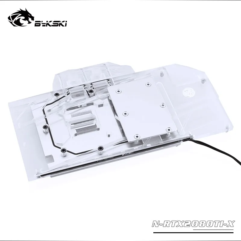 

Bykski GPU Water Block Use for NVIDIA GeForce RTX 2080Ti/2080 Founders Edition 11GB GDDR6/Full Cover Copper Water Cooling Block