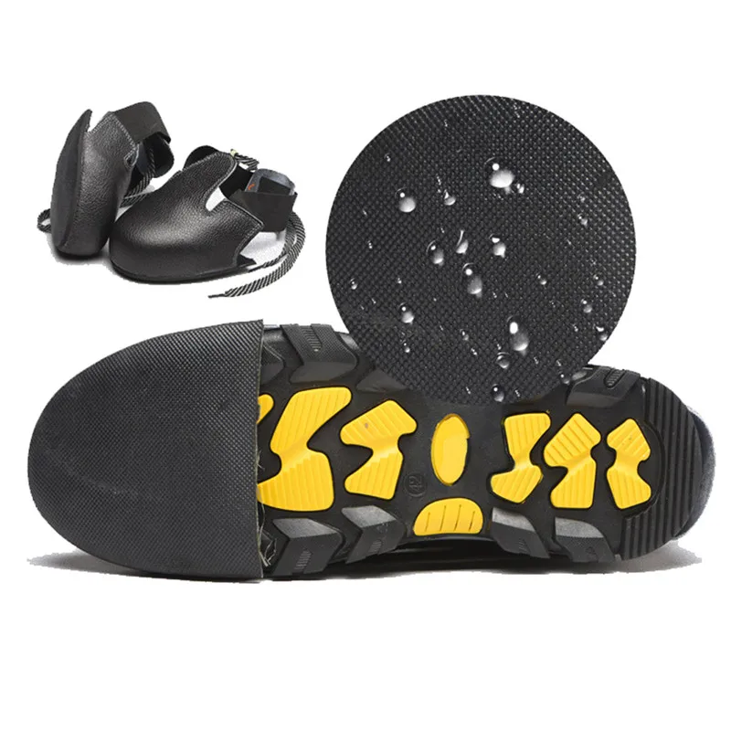 

Anti-smashing Steel Toe Cap Anti-slip Safety Durable Portable Access Protective Shoe Cover Wear-resistant Hard Bottom#291119