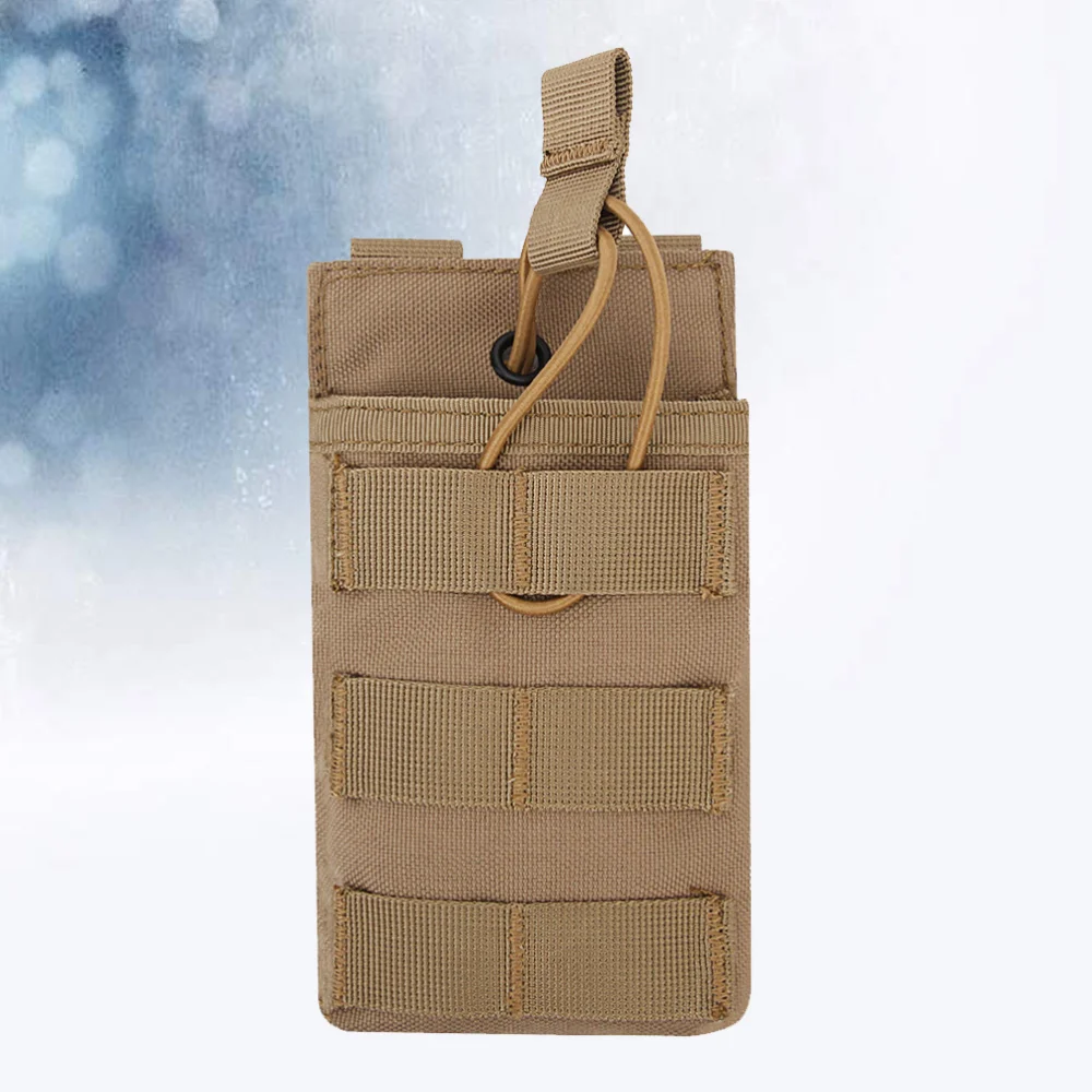 

Single Bag MOLLE System Bag Portable Storage Pocket Outdoor Camping Hiking Strap Attachment Backpack (Black)