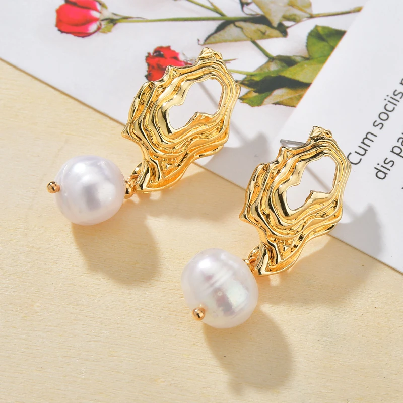 Новые серьги-подвески в форме крючков из нержавеющей стали 316L геометрические