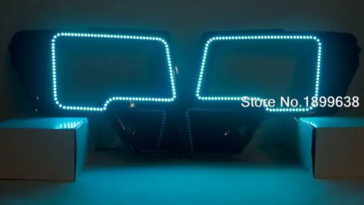 7 Цвет с несколькими цветами RGB комплект светодиодов глаза ангела Дистанционный