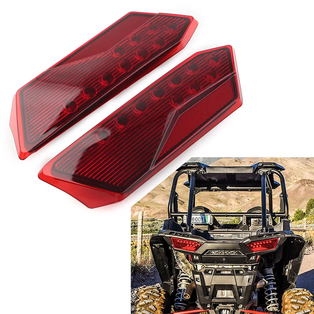 

1Pair ATV UTV Passenger Driver Side Tail Lights Red Lamp for Polaris RZR Turbo 1000 XP 900 S 2014 2015 2016 2017 2018 2019