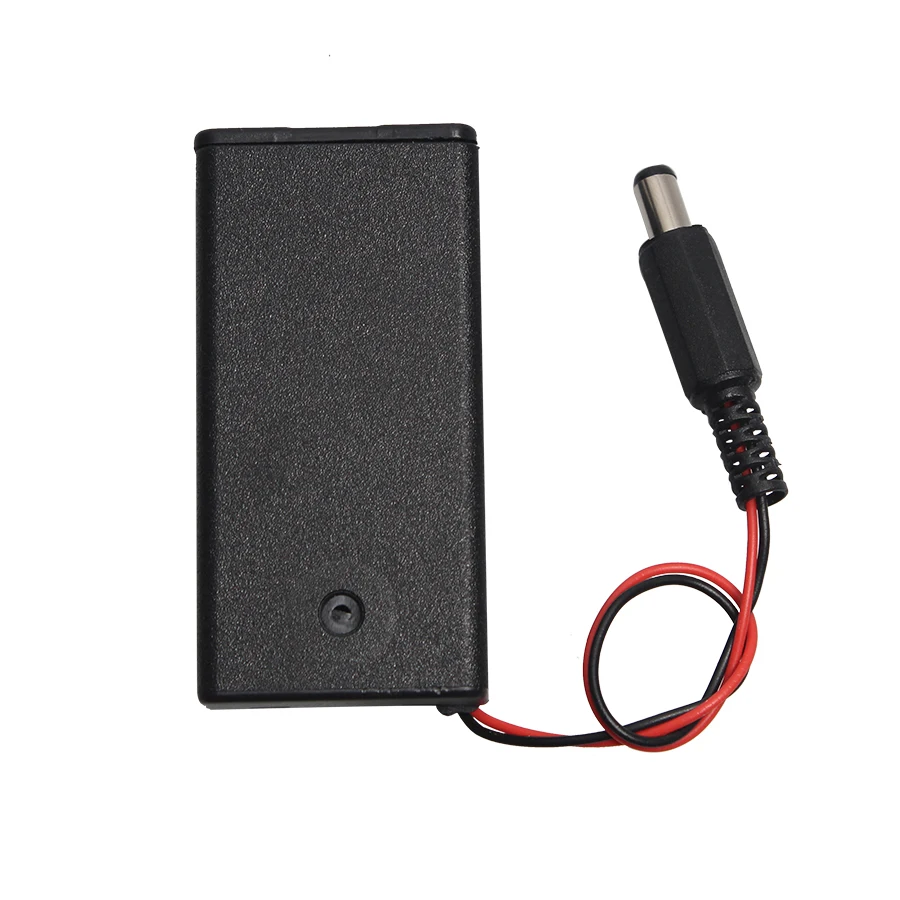 

MasterFire 20pcs/lot 2 x 1.5V AA Batteries Plastic Holder With Switch Cover 3V AA Battery Storage Box Case with DC5.5*2.1mm Plug