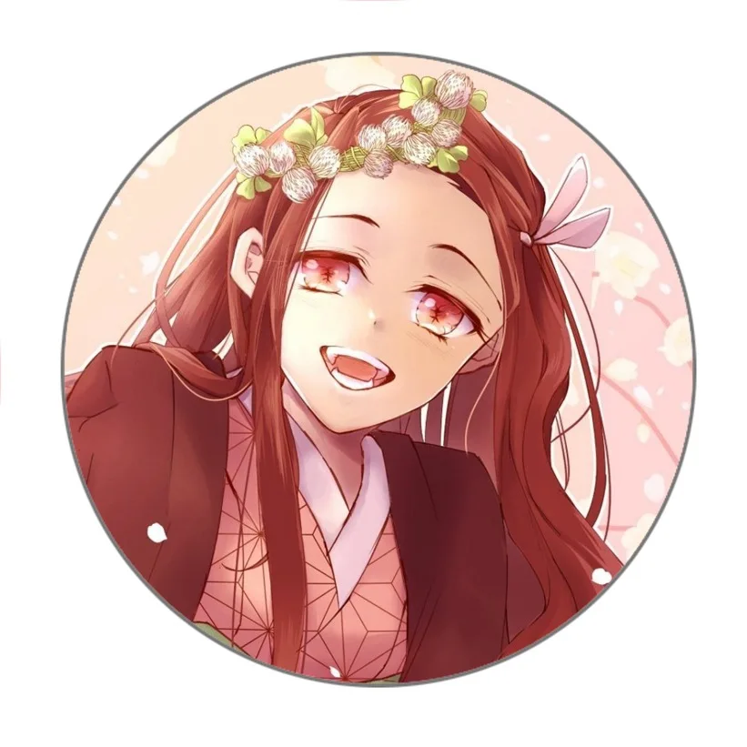 

2021 Anime Demon Slayer Kimetsu No Yaiba Tanjirou Nezuko Foldable Phone Stand Finger Ring Airbag Bracket Accessories For Phone